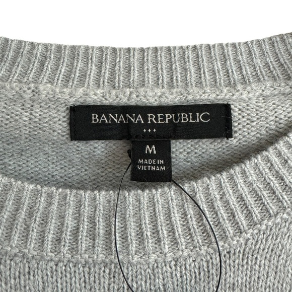 NWT Banana Republic Lofty Sweater, Gray, Size M - Picture 5 of 7